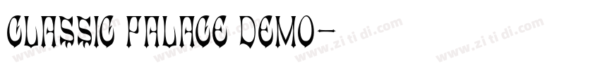 CLASSIC PALACE DEMO字体转换